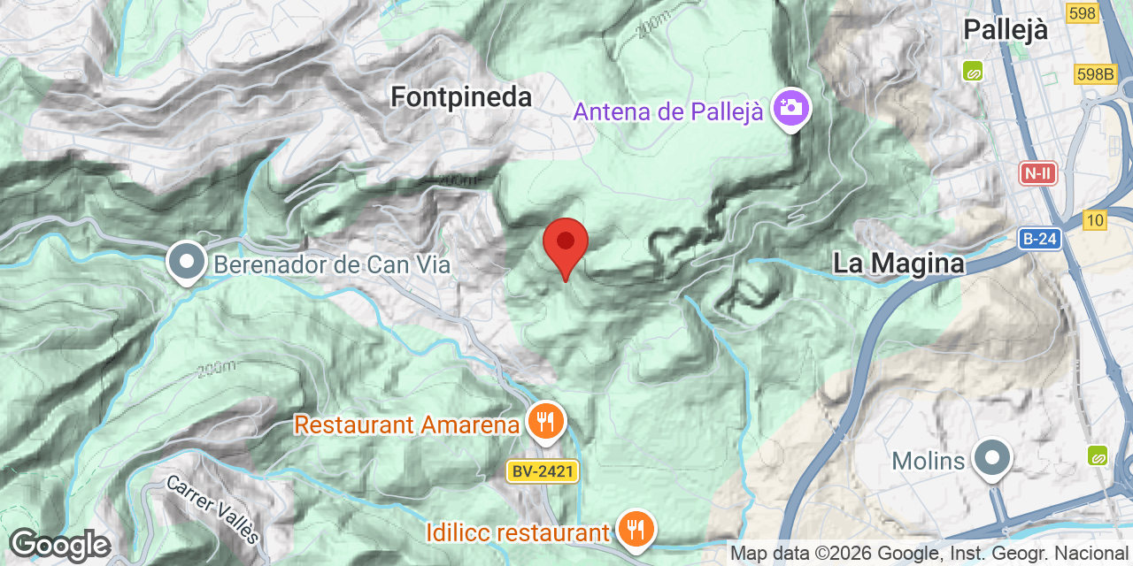 Mapa de situación de PITO, FORAT DEL