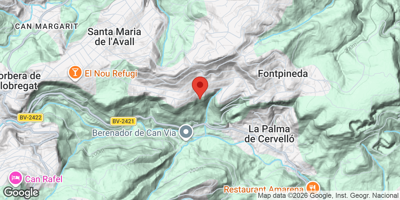 Carte de situation de CANYA, AVENC DE LA