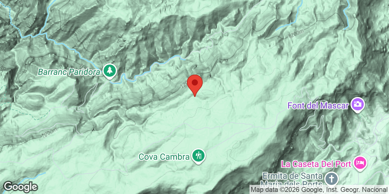 Mapa de situación de CRISI, AVENC DE LA
