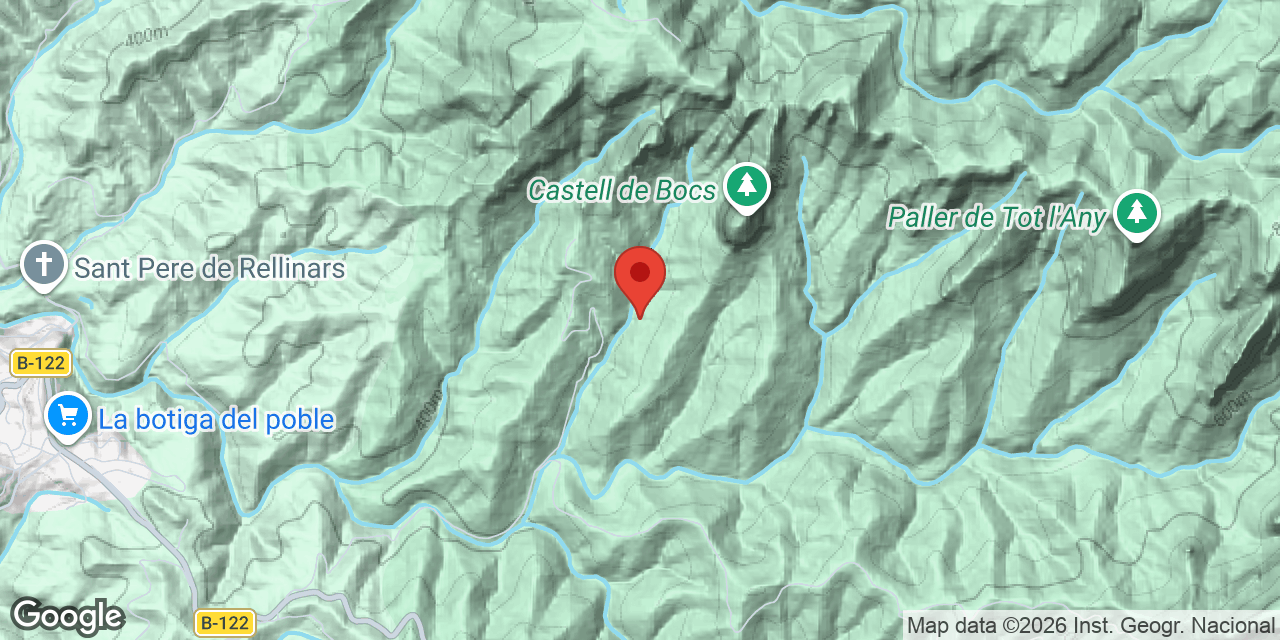 Carte de situation de ENDALÓ, AVENC DE L'
