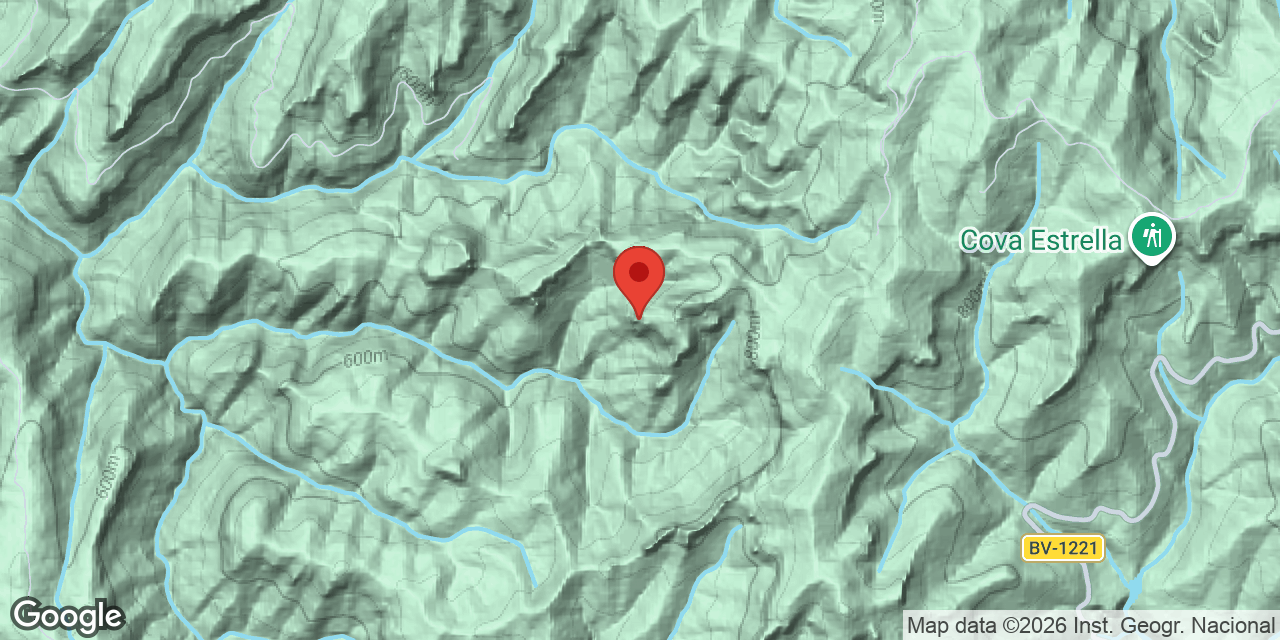 Mapa de situació de CORT FOSCA DE MATARRODONA