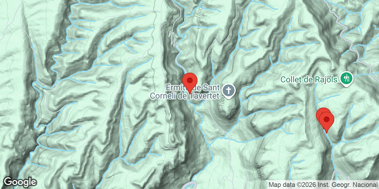 Carte de situation de SERRAT DEL VENT, COVA DEL