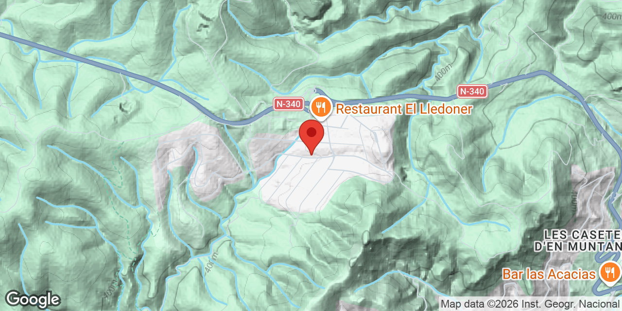 Carte de situation de ORDAL, COVA-AVENC D'