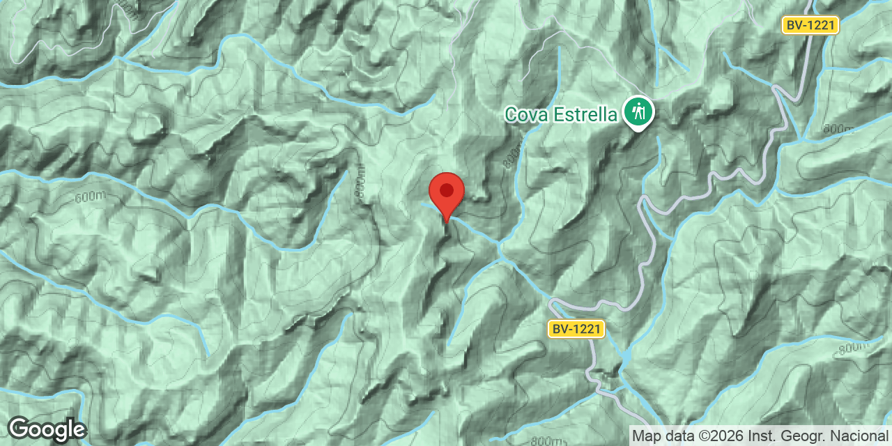 Mapa de situació de GALZERAN, COVES DEL