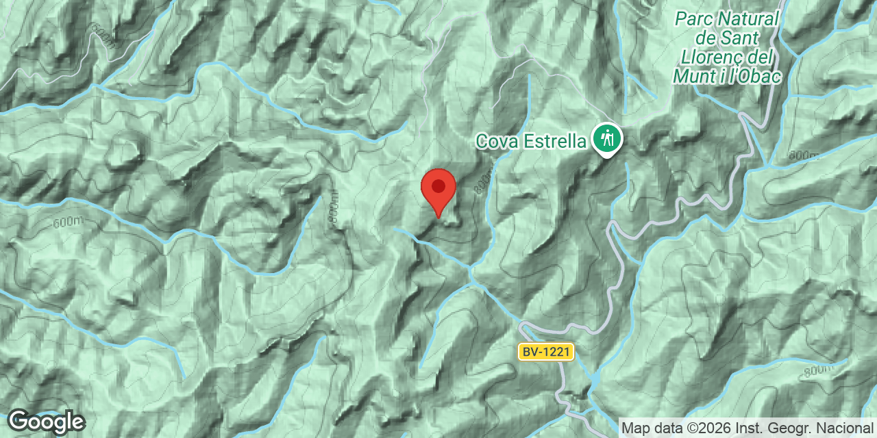 Location map of JOAN PETIT, COVA D'EN