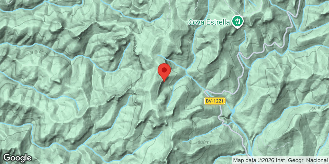 Mapa de situación de OSSOS, COVA DELS