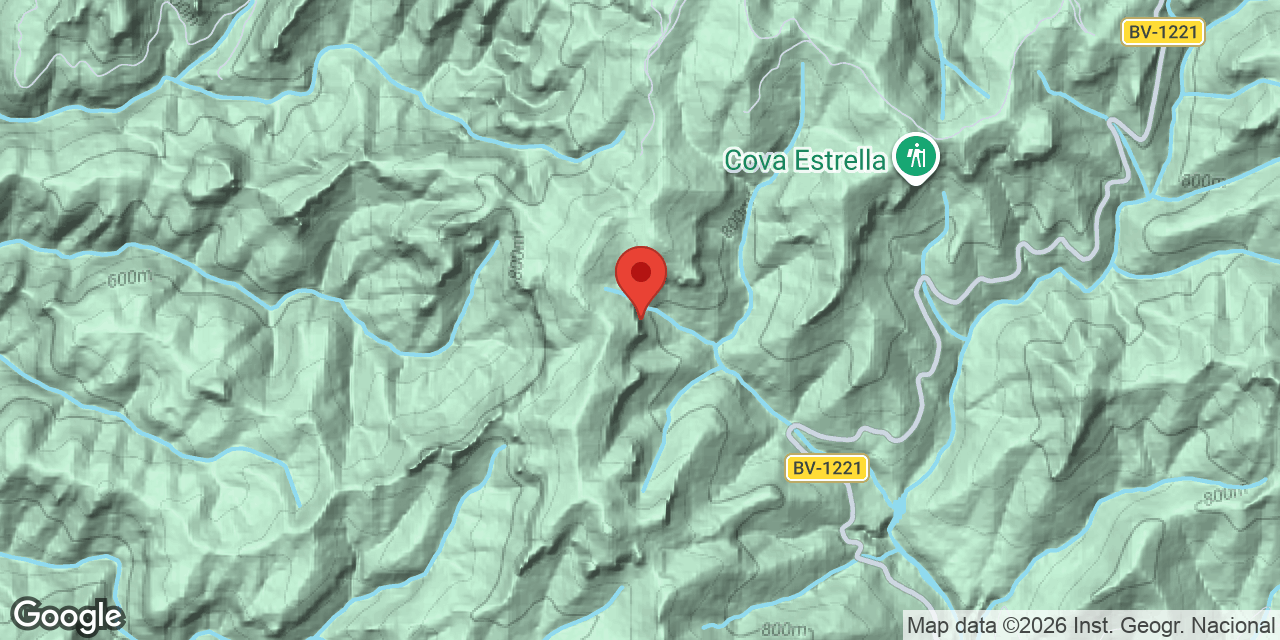 Mapa de situació de TALPS, COVA DELS