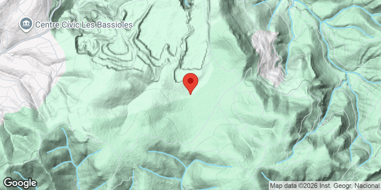 Location map of XICLET, AVENC DEL