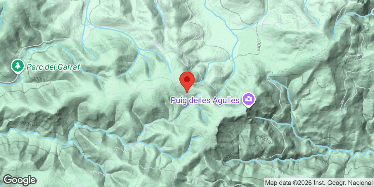 Mapa de situación de MAS TRAVAL,  AVENC TAPAT DE