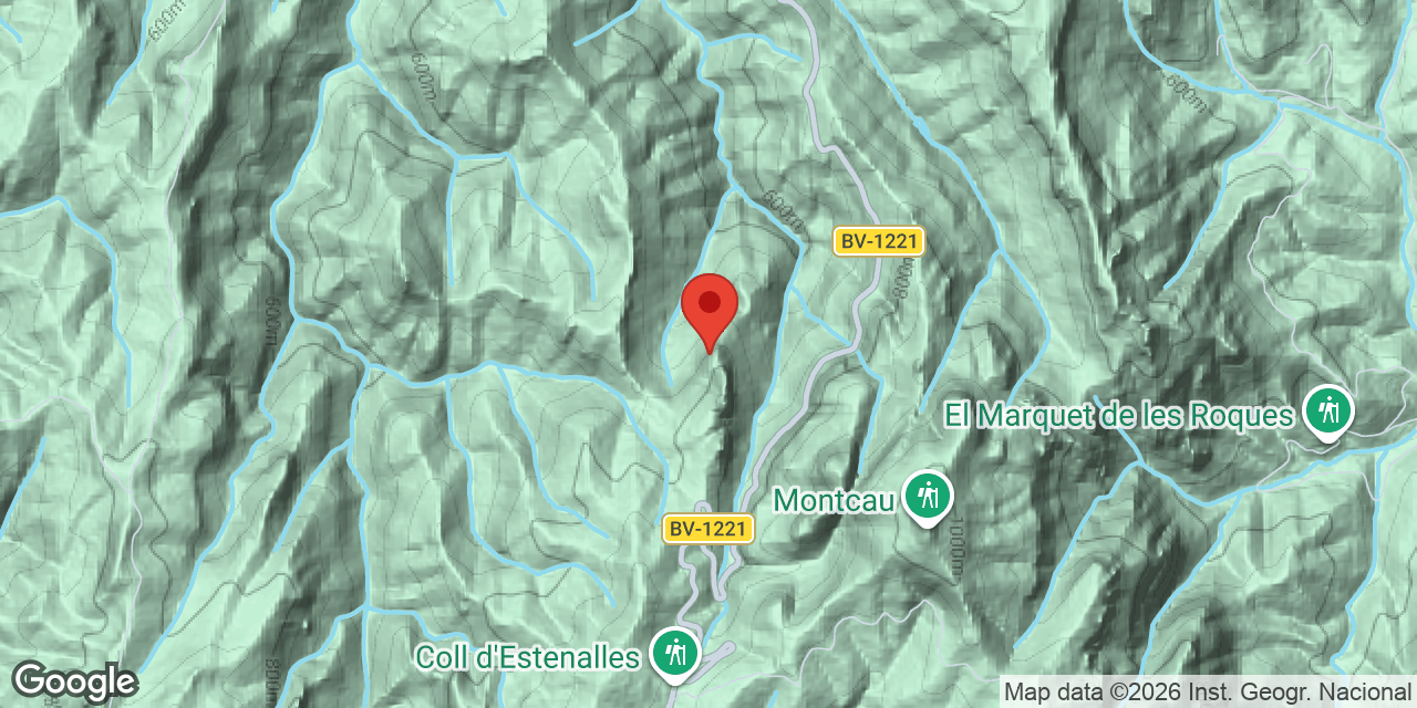 Mapa de situació de FALCONERA, ARCADA DE LA