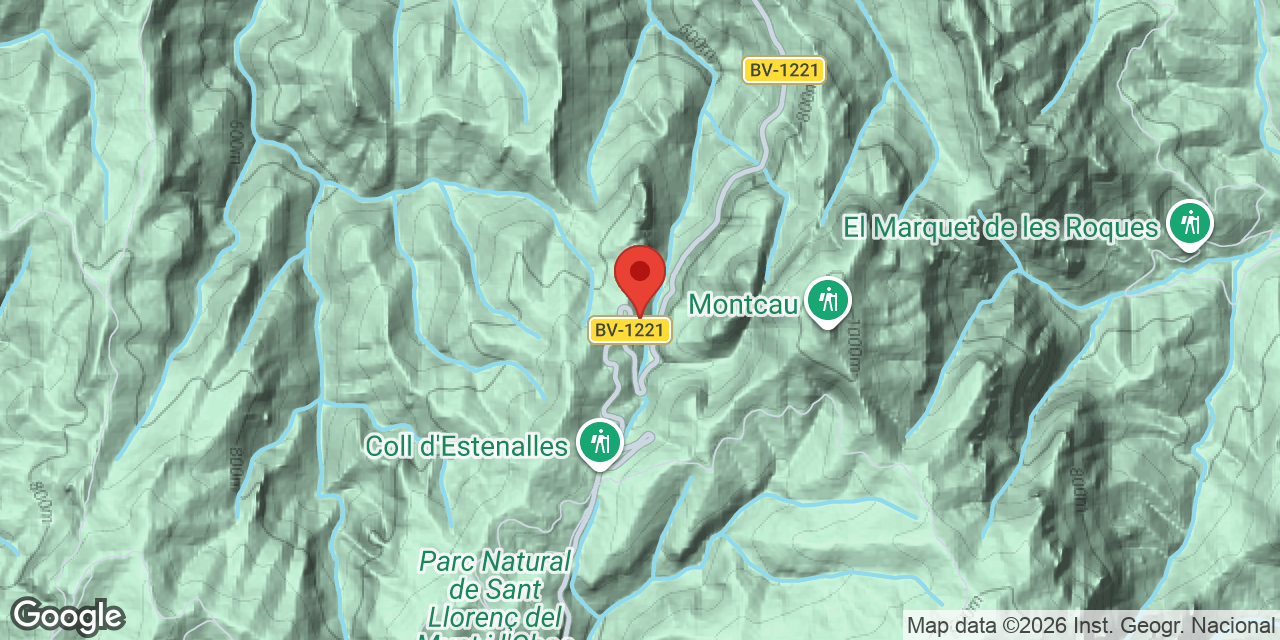 Mapa de situació de FALCONERA, AVENC DE LA