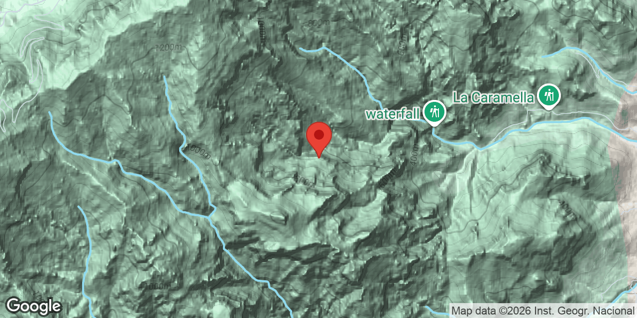 Location map of AMPOSTINS, AVENC DELS