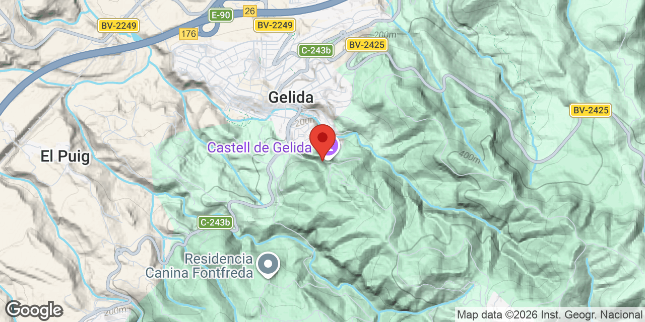 Mapa de situació de CASTELL, COVA A DEL