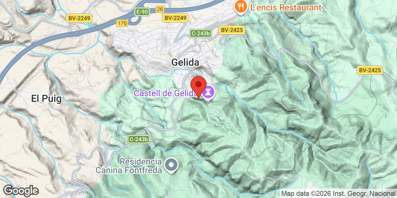 Mapa de situació de CASTELL, COVA B DEL