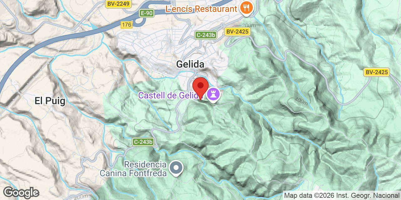 Mapa de situació de CASTELL, COVA C DEL