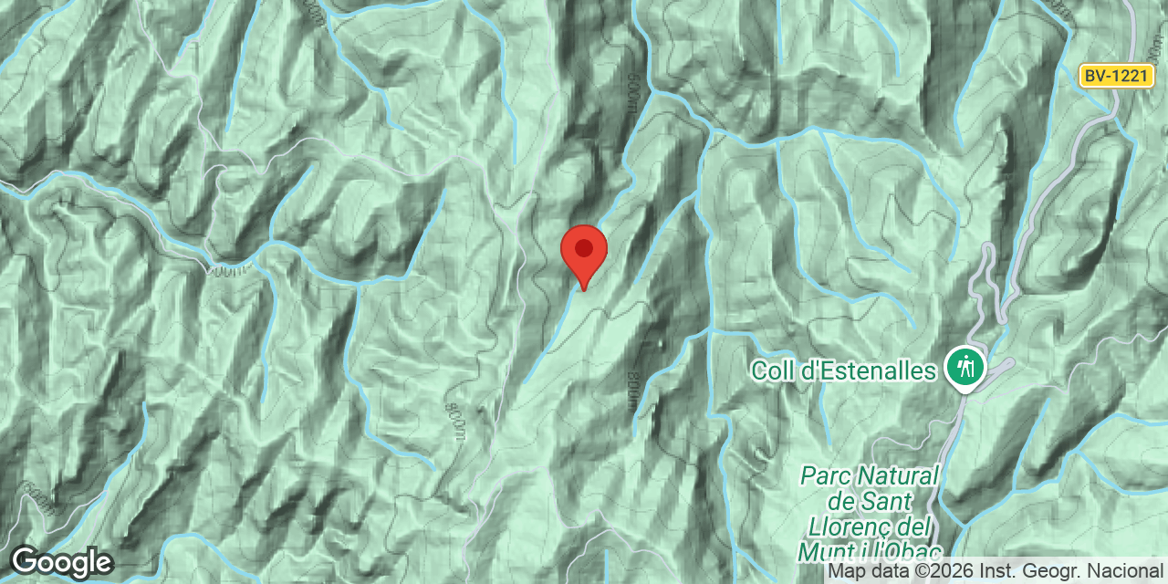 Mapa de situació de COMA D'EN VILA, AVENC DE LA
