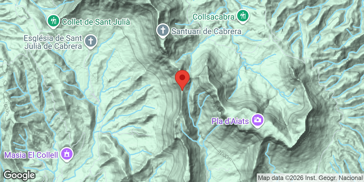 Mapa de situació de MASALLERA, BORA LLARGA D'EN