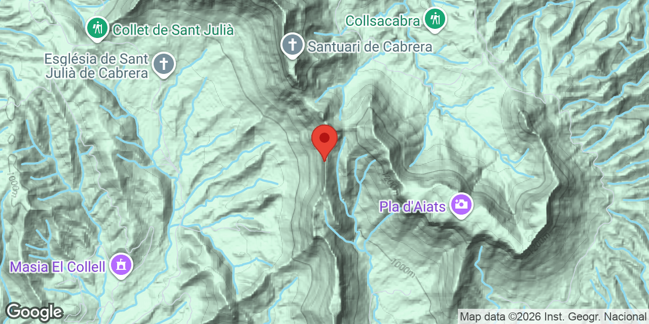 Carte de situation de MASALLERA, BORA GRAN D'EN