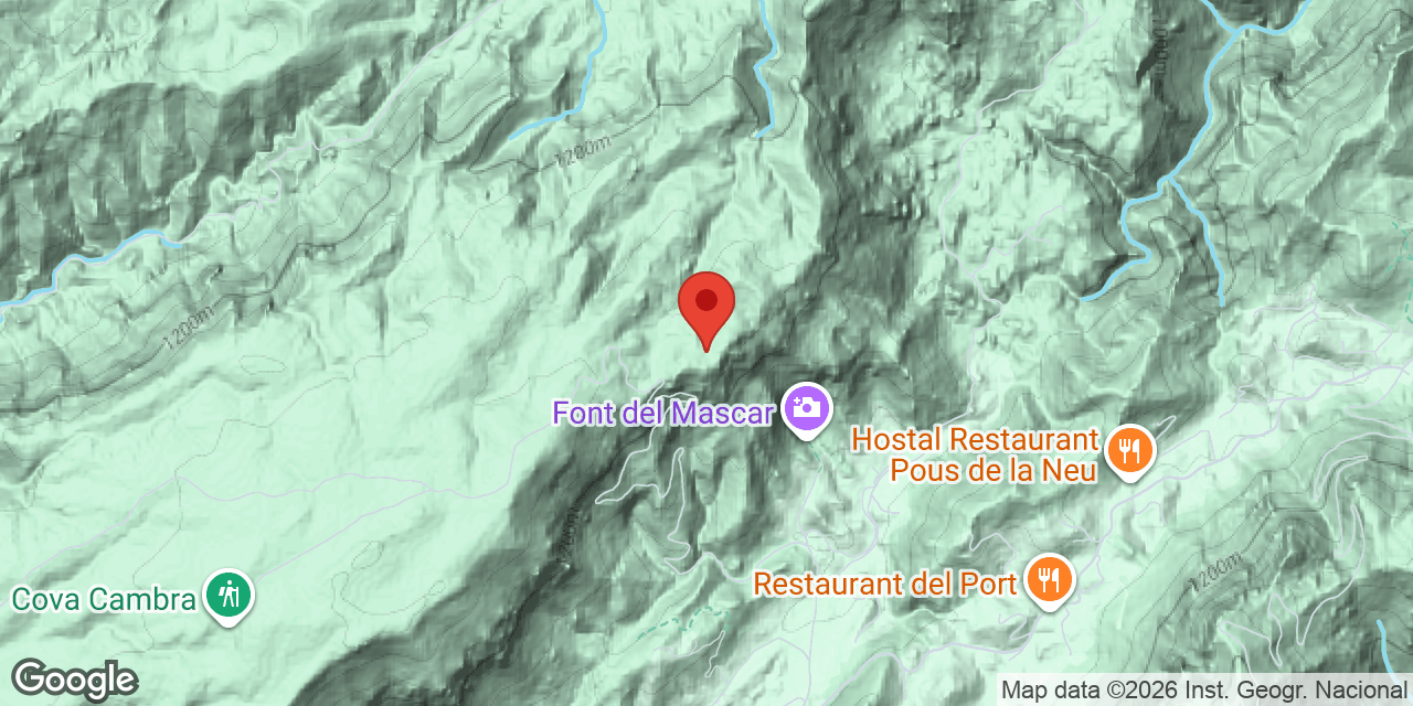 Mapa de situació de PETARDO, AVENC DEL