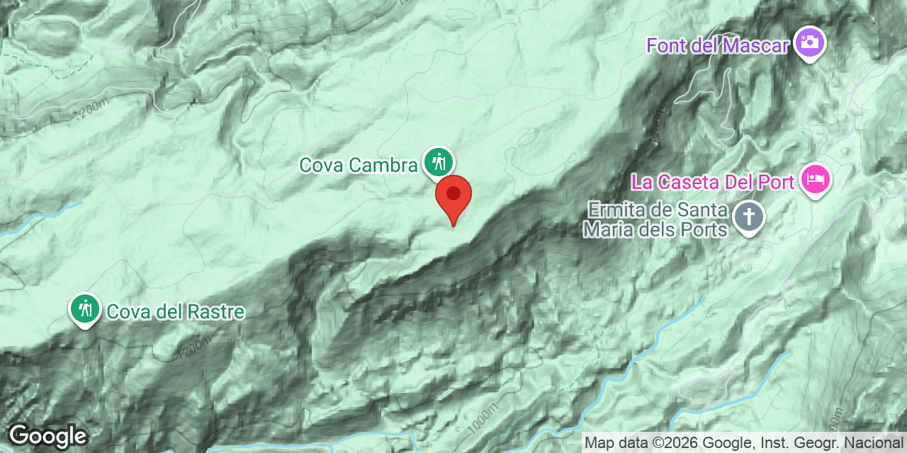 Mapa de situación de VICENT, AVENC DE