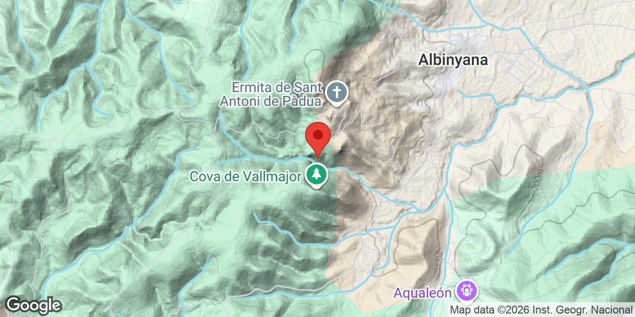 Mapa de situación de ADRIANA, COVA DE L'