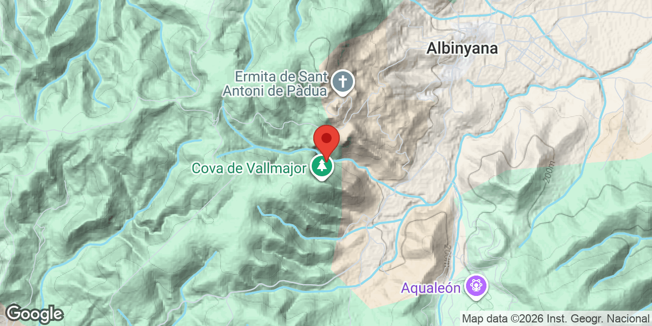 Location map of PLAQUETA, BAUMA DE LA
