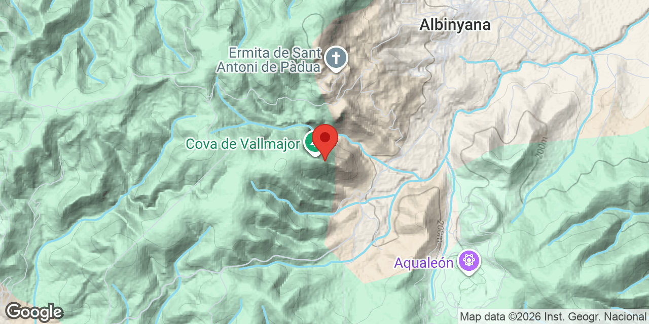 Mapa de situación de VALLMAJOR, AVENC DE