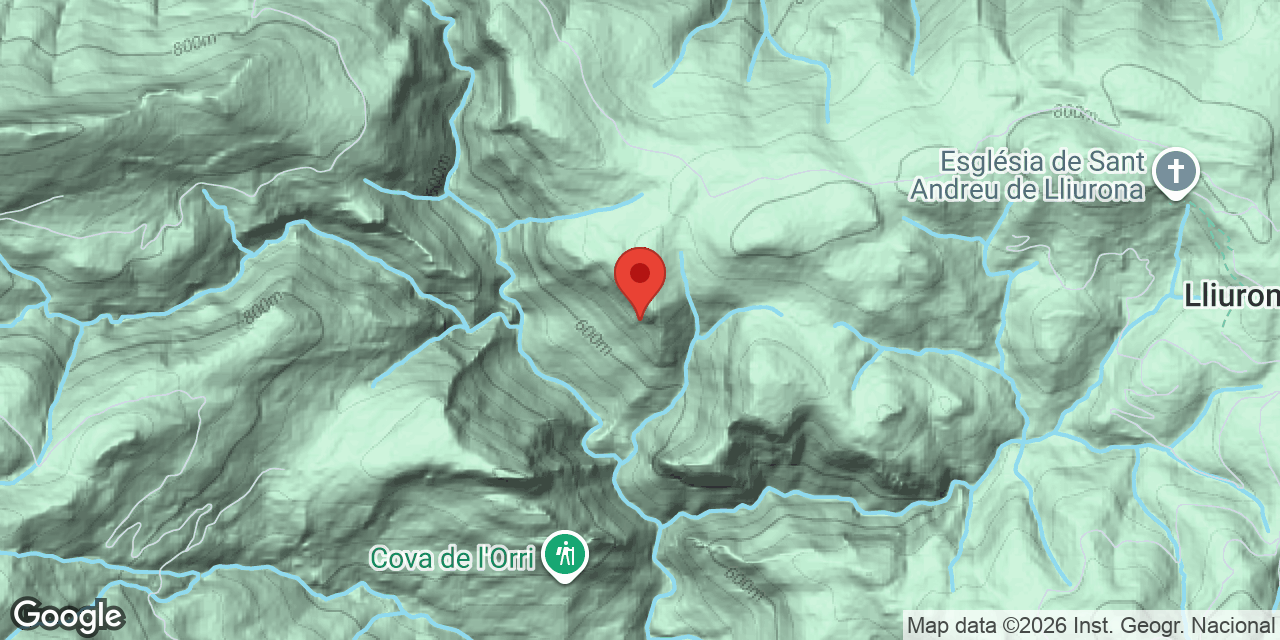Mapa de situació de ERMEDÀ, TUTA DE L'