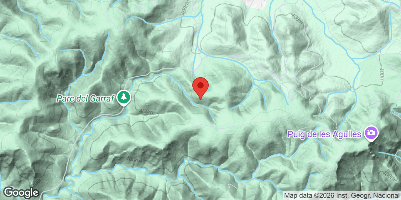 Mapa de situación de MAS GRAU,  AVENC DE