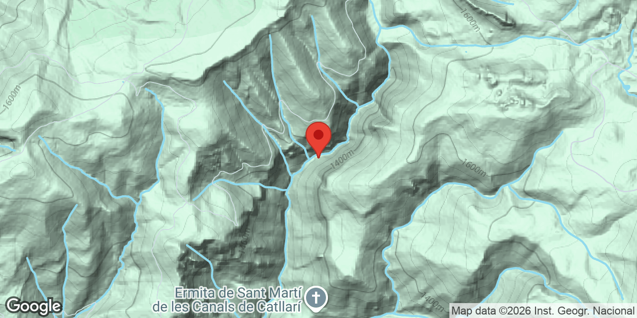 Mapa de situació de CANAL DEL BOIX, COVA DE LA