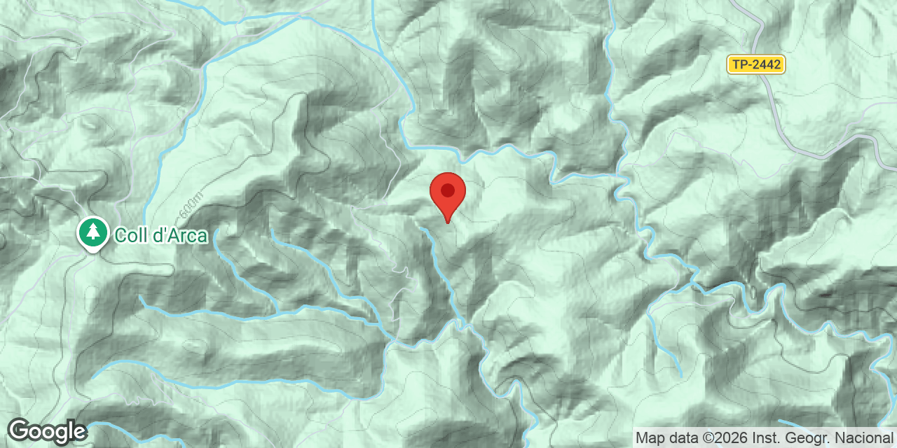 Location map of PALLERETS, AVENC DE