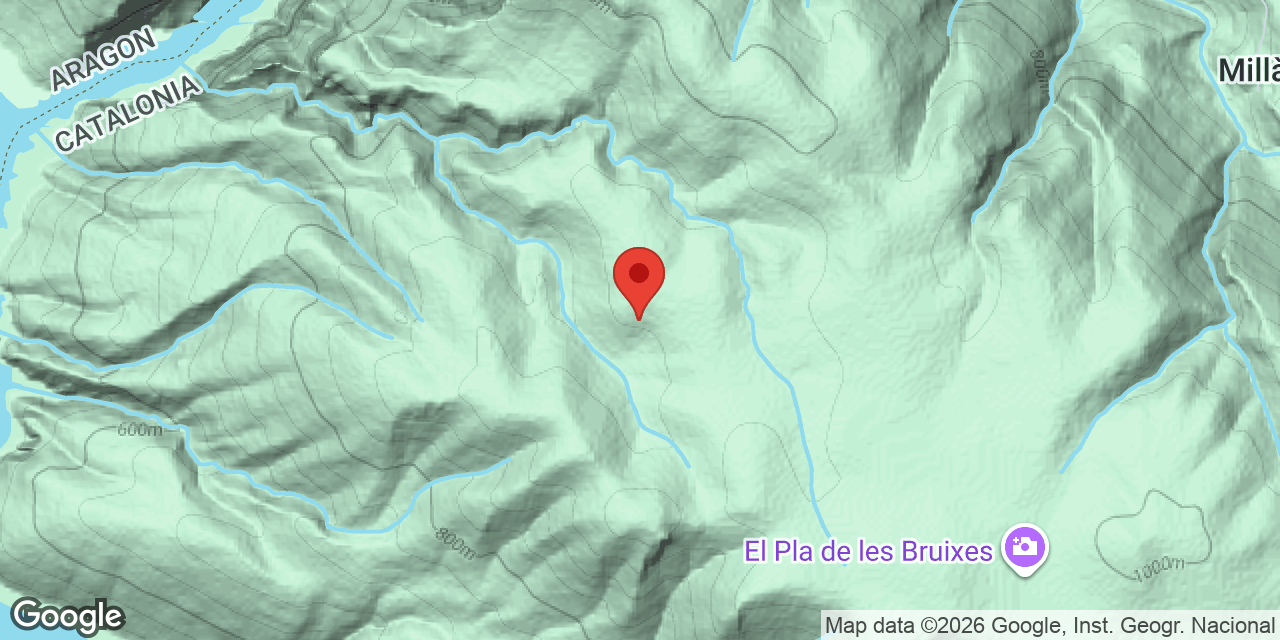Carte de situation de MILLÀ, COVA DE