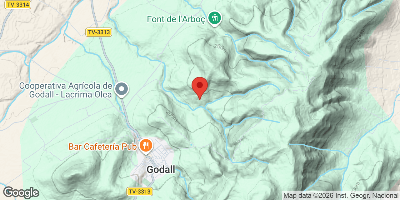Mapa de situació de GRALLA, AVENC DE LA