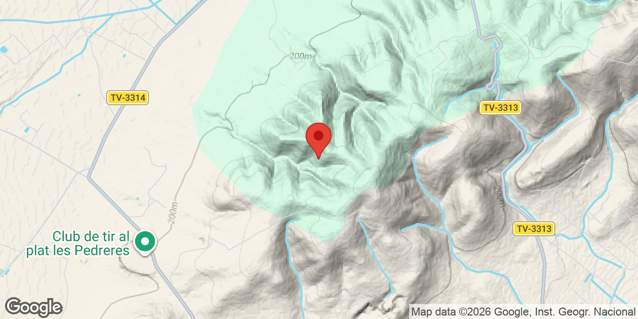 Mapa de situación de ARION, AVENC DE L'
