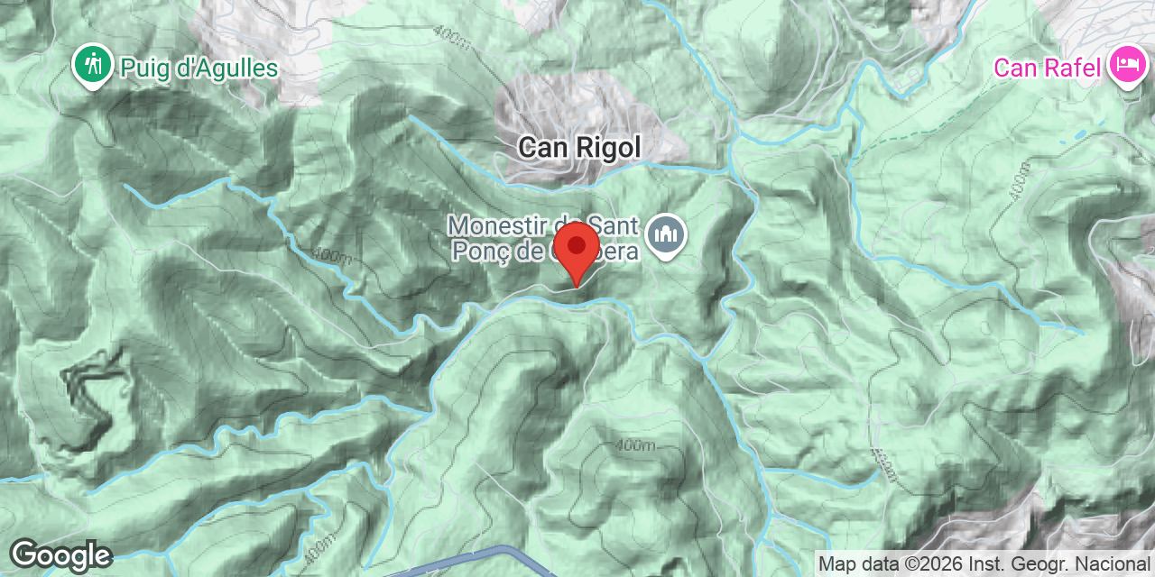 Mapa de situació de CAN DISPANYA,  COVA DE