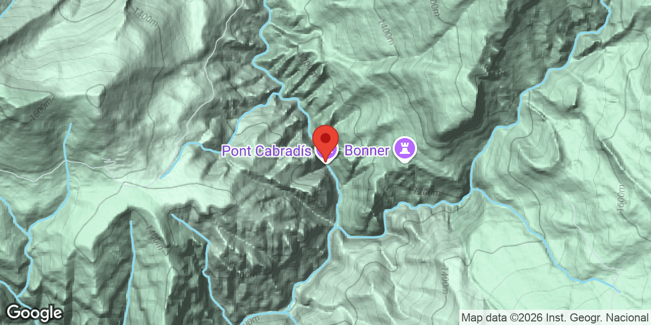 Mapa de situació de PONT CABRADÍS, EL