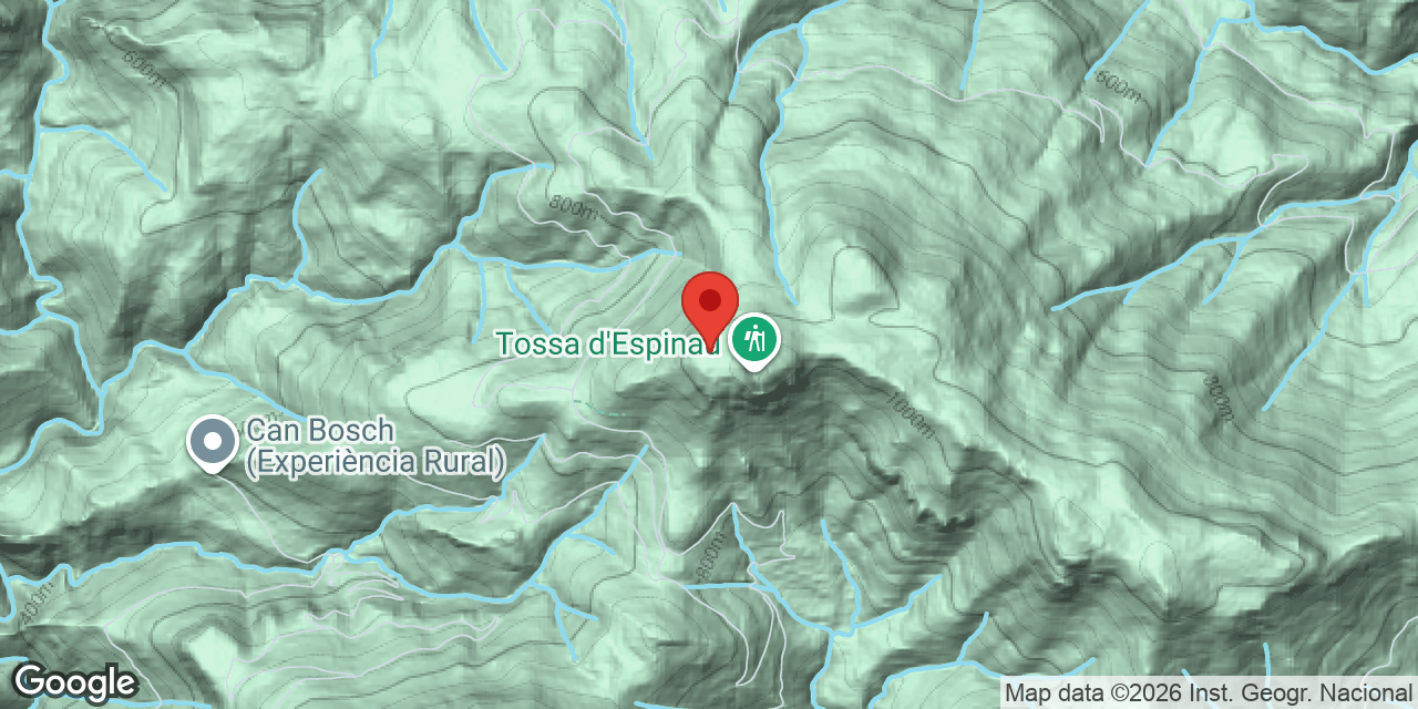 Mapa de situación de TOSSA D'ESPINAU Nº7, FORAT DE LA