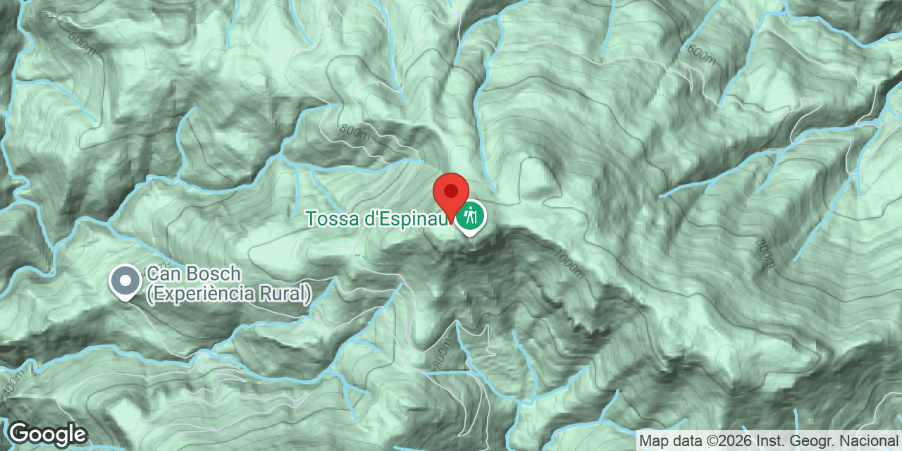 Mapa de situación de TOSSA D'ESPINAU Nº6, FORAT DE LA