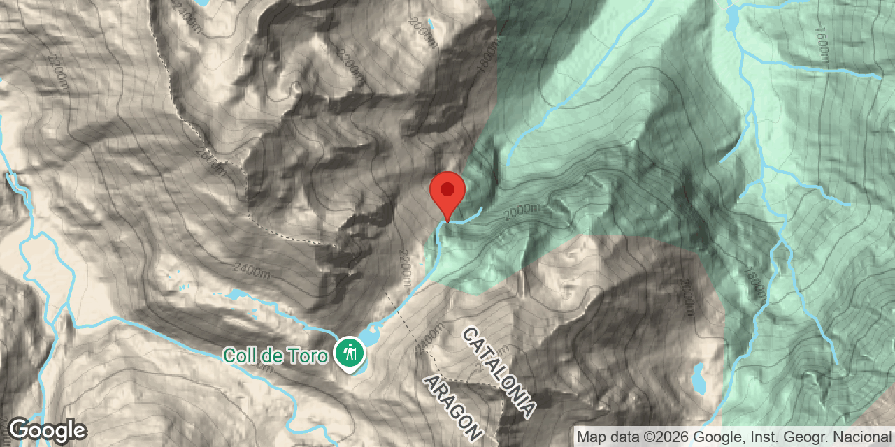 Mapa de situación de BARRANC DERA RIBÈRA, CAUVA DETH