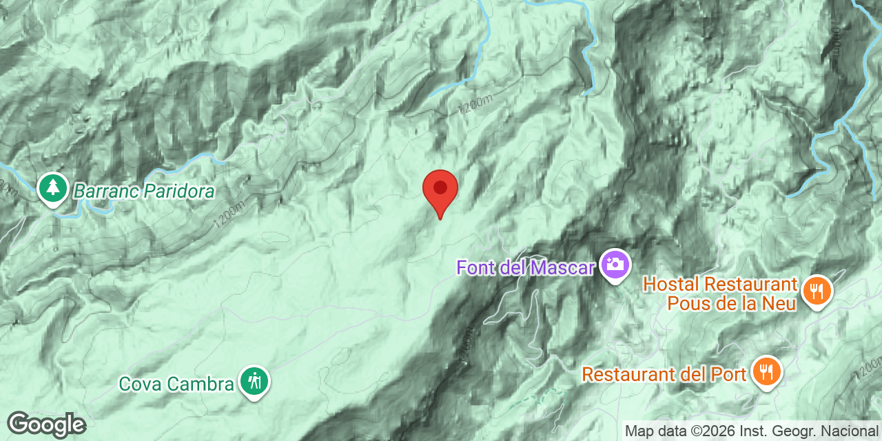 Mapa de situació de FOC, AVENC DEL