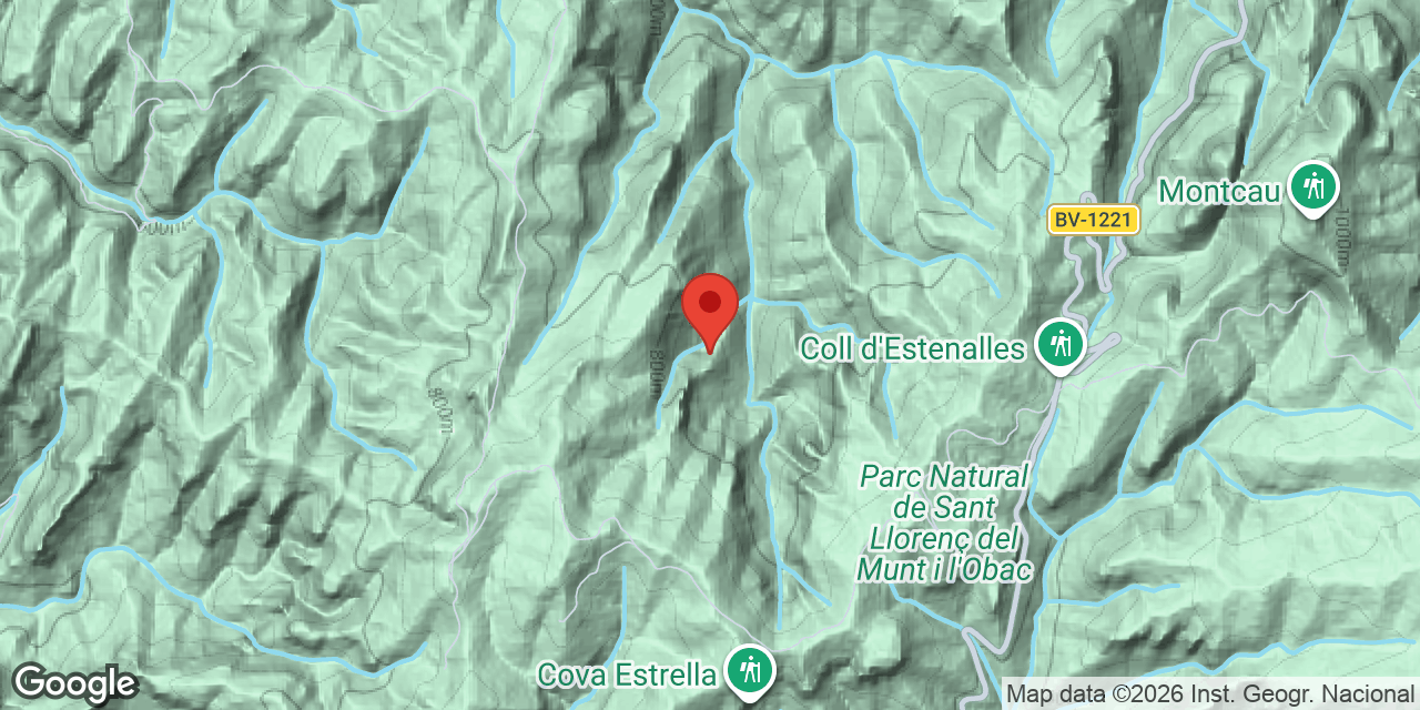 Mapa de situació de TORTOSÍ, AVENC DEL