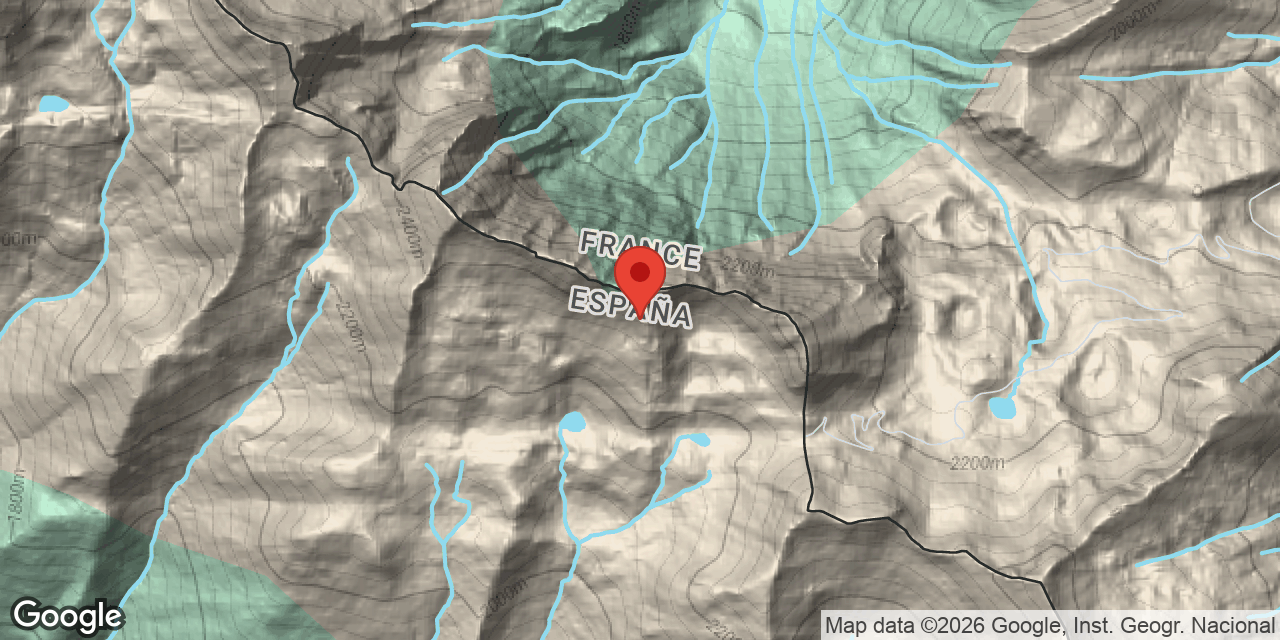 Mapa de situación de AULÀ, AVENC B.1 D'
