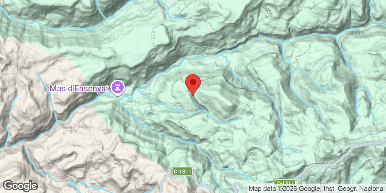 Mapa de situación de PORQUERS, COVA DELS