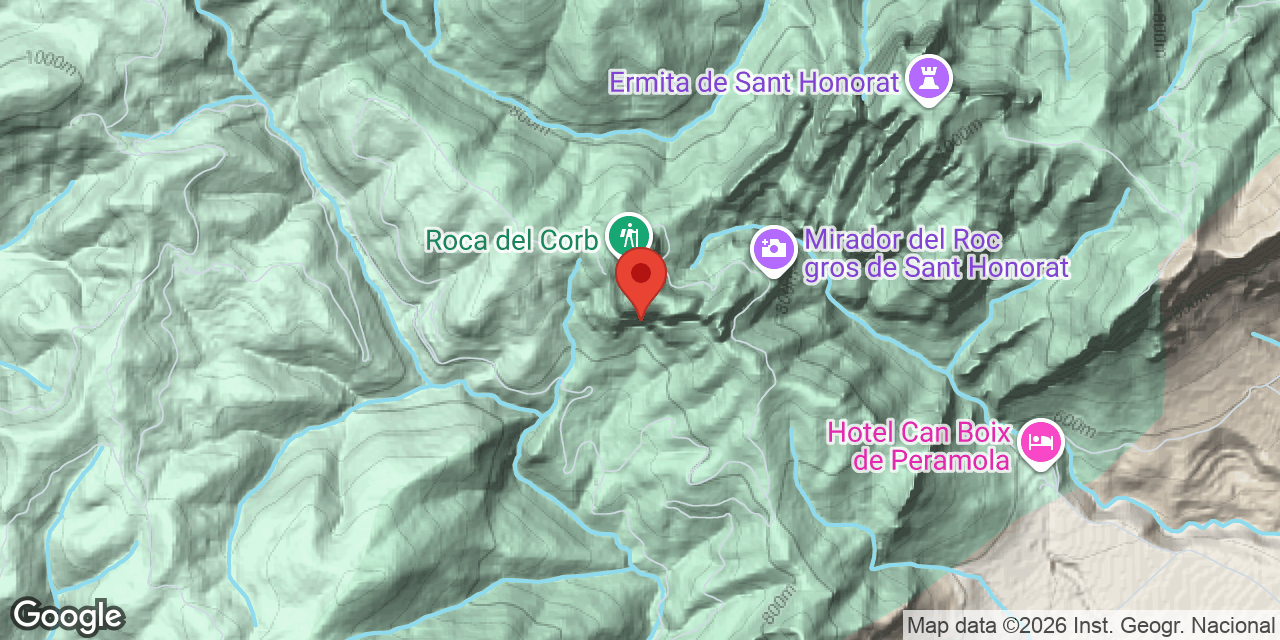 Location map of FONT DEL BEGALOT, BALMA DE LA
