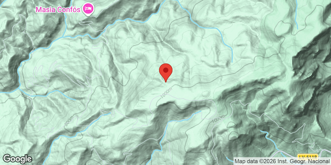 Mapa de situació de MORT, AVENC DEL