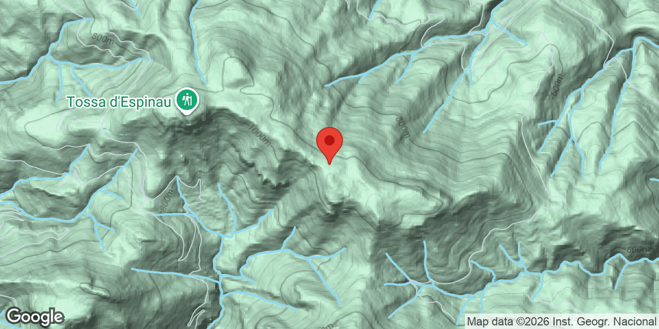Mapa de situación de PLA DE LA TOMBA, FORAT DEL