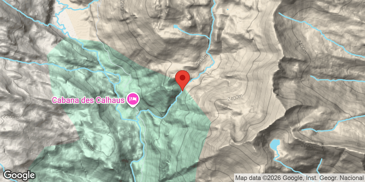 Mapa de situació de COMETA DE MONTOLIU, CLÒT SUPERIOR DERA