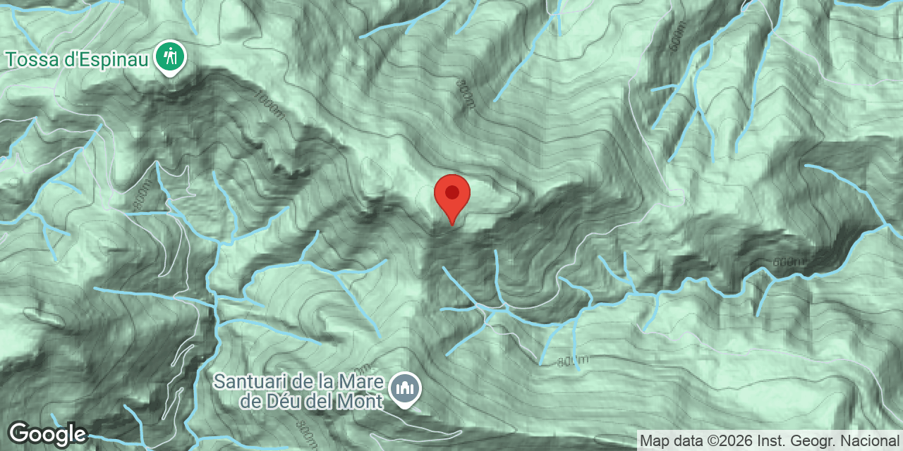 Location map of PUIG CAÇADOR, FORAT DEL
