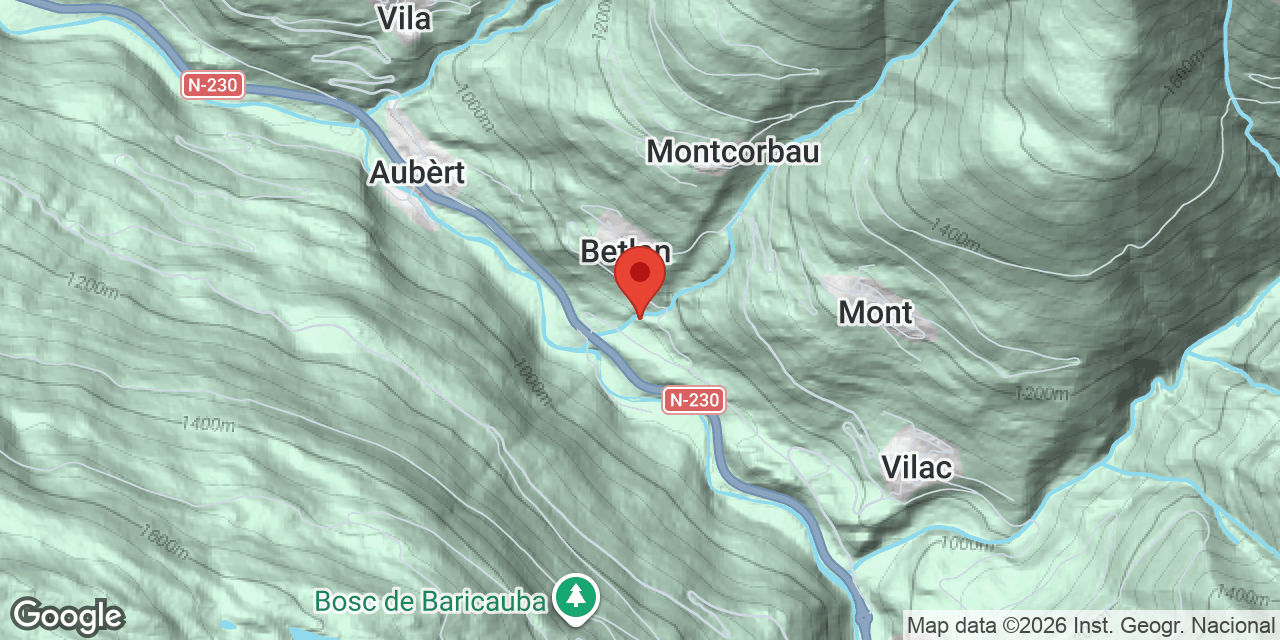 Mapa de situación de BETLAN, CÒVA DE