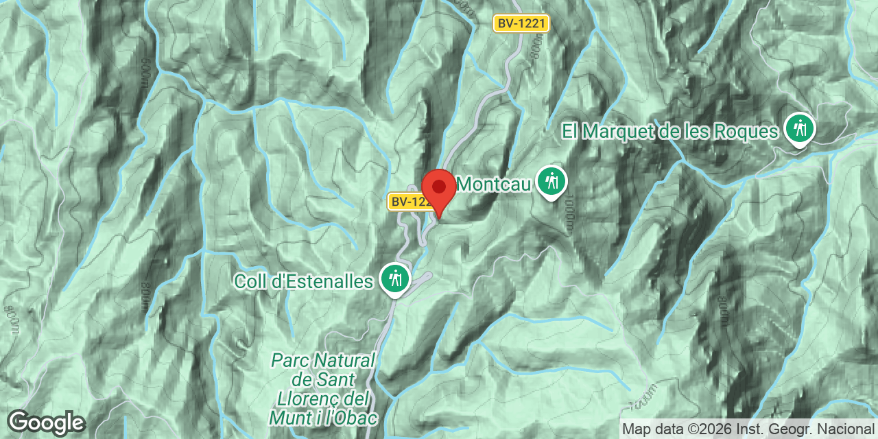 Location map of CANAL DEL SÉC, COVA DE LA